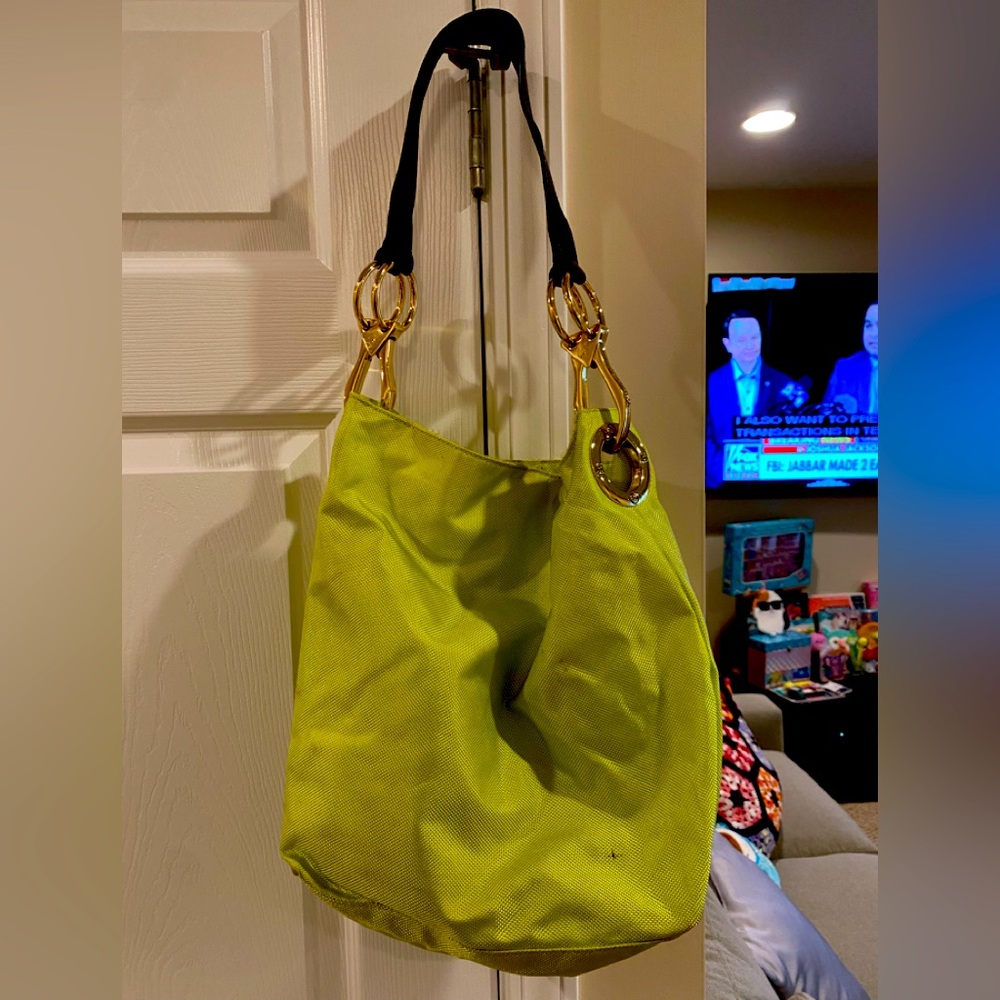 Good condition B Makowsky Neon green crossbody